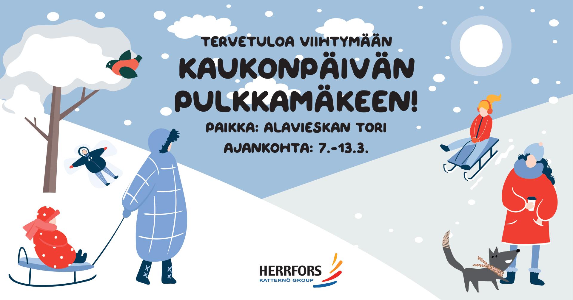 Kaukonpäiviän pulkkamäki