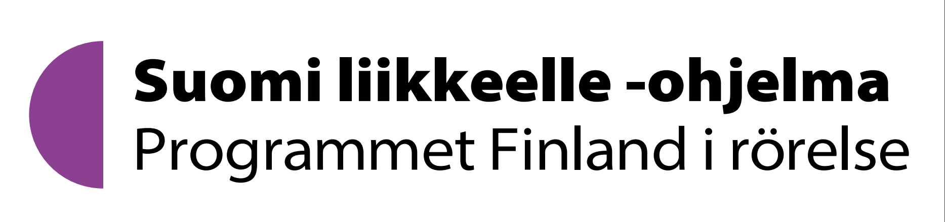 Logo Suomi liikkelle-ohjelma