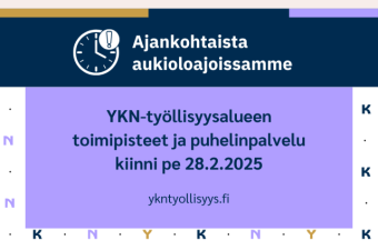 Poikkeus aukioloaikoihin