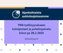 Poikkeus aukioloaikoihin