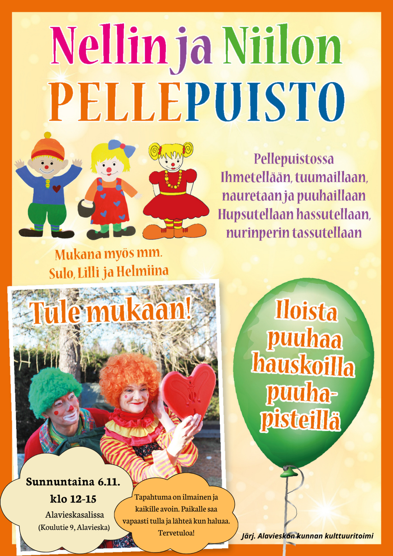 Nellin ja Niilon pellepuisto Nellin ja Niilon pellepuisto